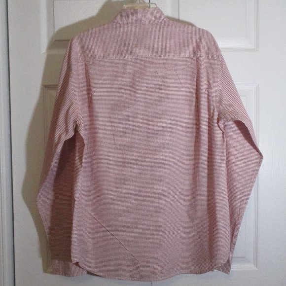 GAP Button Down Check Shirt sz M Red - Picture 6 of 7
